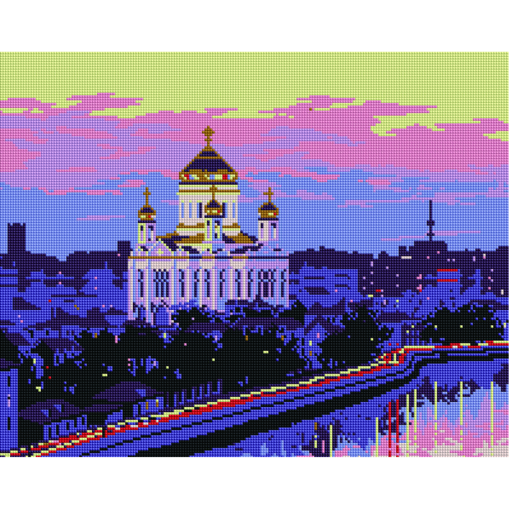 Андріївська Церква на заході сонця