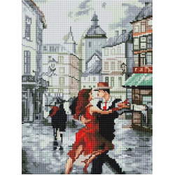 Алмазная мозаика 30х40см ColorArt Чувственный танец (квадратные алмазы)