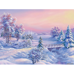 Алмазна мозаїка “Зимня казка“ 70*50см Алмазна мозаїка “Зимня казка“ 70*50см
