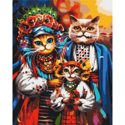 Сімя котиків-козаків ©Маріанна Пащук Сімя котиків-козаків ©Маріанна Пащук