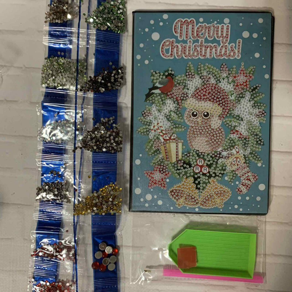 Блокнот “Merry Christmas!“ алмазная мозаика