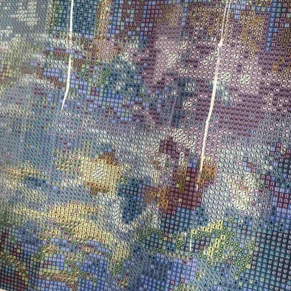 Алмазная мозаика “пейзаж“ 40*50 см с голограммными квадратными алмазами