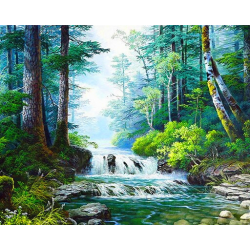 Алмазная мозаика “Природа“ 40*50 см на подрамнике